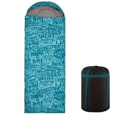 Invoker Sleeping Bag - 3 Seasons for Adults Kids Camping Hiking, Warm Cold Weather for Backpacking, Portable Lightweight & Waterproof for Indoor Outdoor Use
