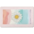 thumbnail image 1 of Invuni Daisy Bath Rugs Non-Slip Durable Rug Memory Foam Soft Bath Mats Absorbent Mat for Shower Bathroom 27"x17", 1 of 5