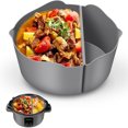 Inxhbow Silicone Slow Cookers Liner for Crock Pot 6 QT Reusable Slow