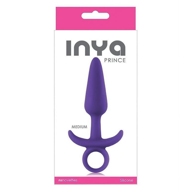 Inya Prince Silicone Anal Plug, Medium, Purple - Walmart.com