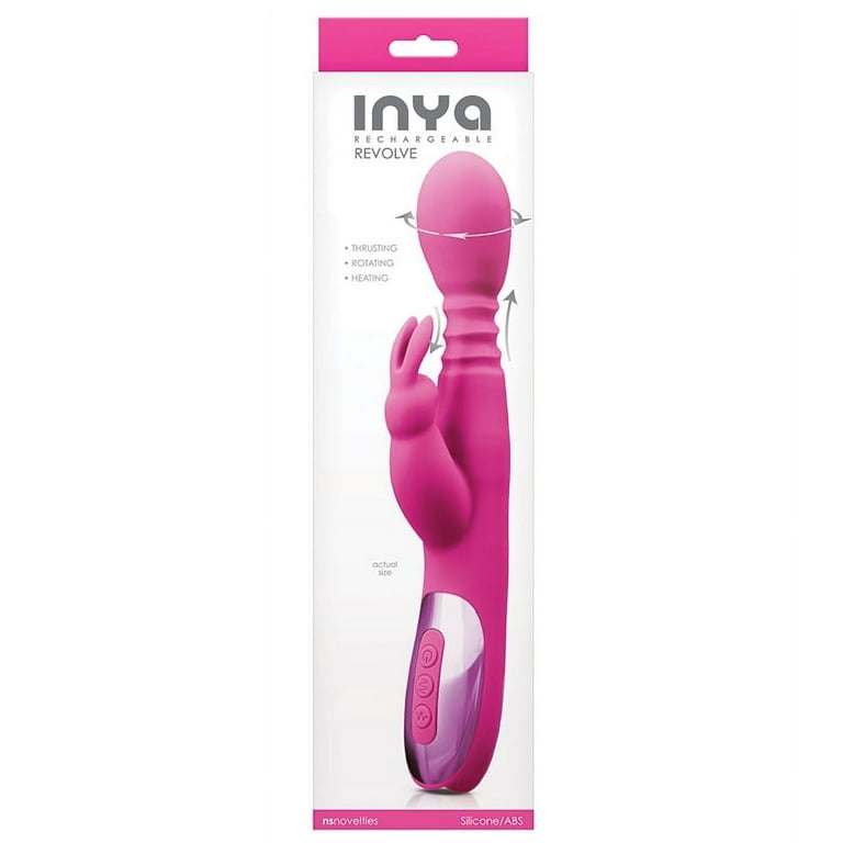 Inya Revolve Rechargeable Rabbit Vibrator, Pink