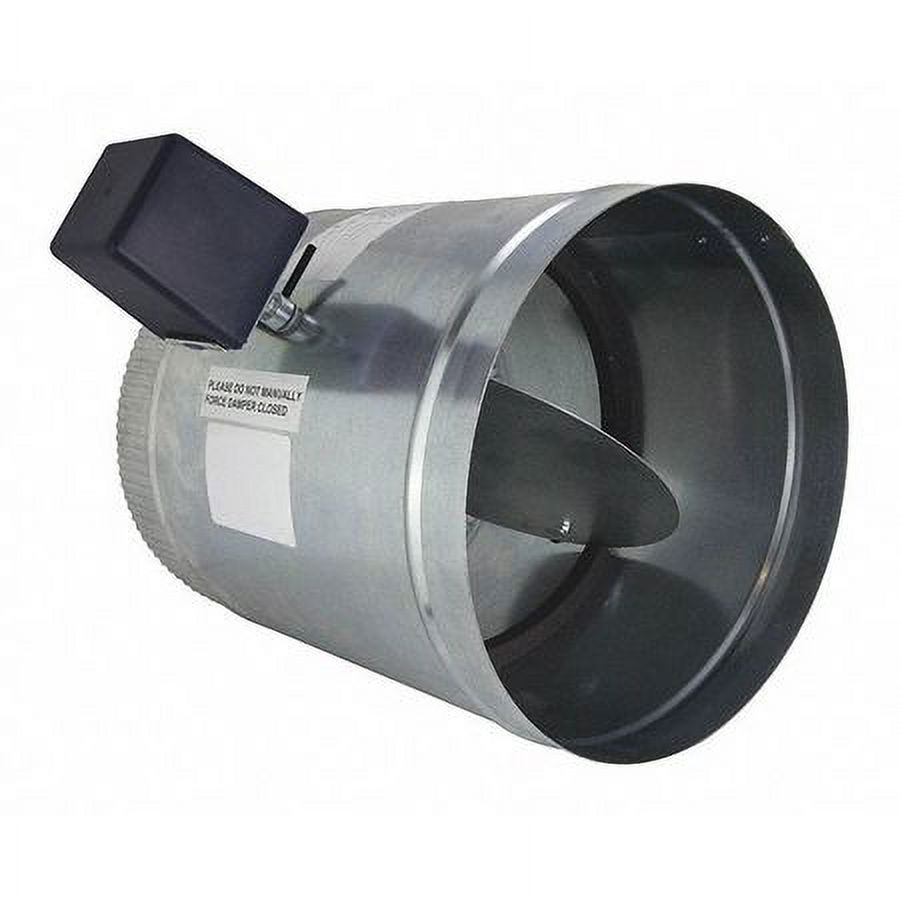 Io Hvac Controls Zone Damper,Round,2 Wire,24V,PC/SO,8" D08