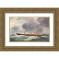 thumbnail image 1 of Ioannis Altamouras 2x Matted 24x18 Gold Ornate Framed Art Print 'Yacht', 1 of 2