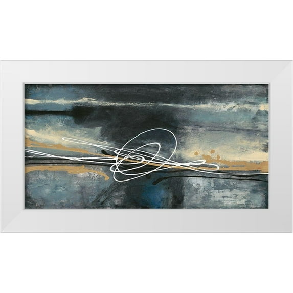 Ioco, Filippo 24x14 White Modern Wood Framed Museum Art Print Titled - Center Knot