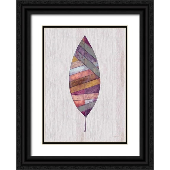 Ioco, Fillippo 11x14 Black Ornate Wood Framed with Double Matting Museum Art Print Titled - Global Palm 2