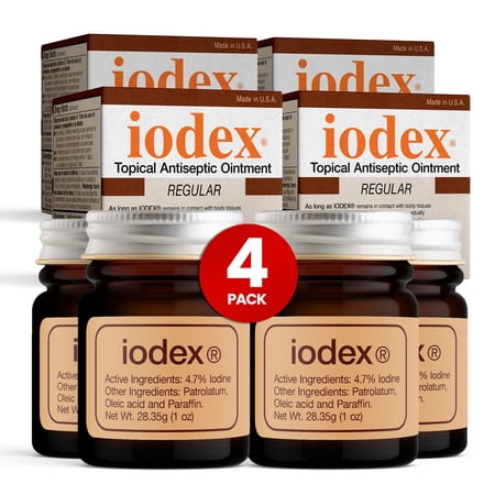 Iodex 4-Pack, Topical Antiseptic Ointment