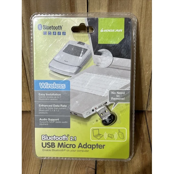 Iogear Bluetooth 2.1 Usb Micro Adapter Gbu421 Mac Or Pc - 30 Foot Wireless Range