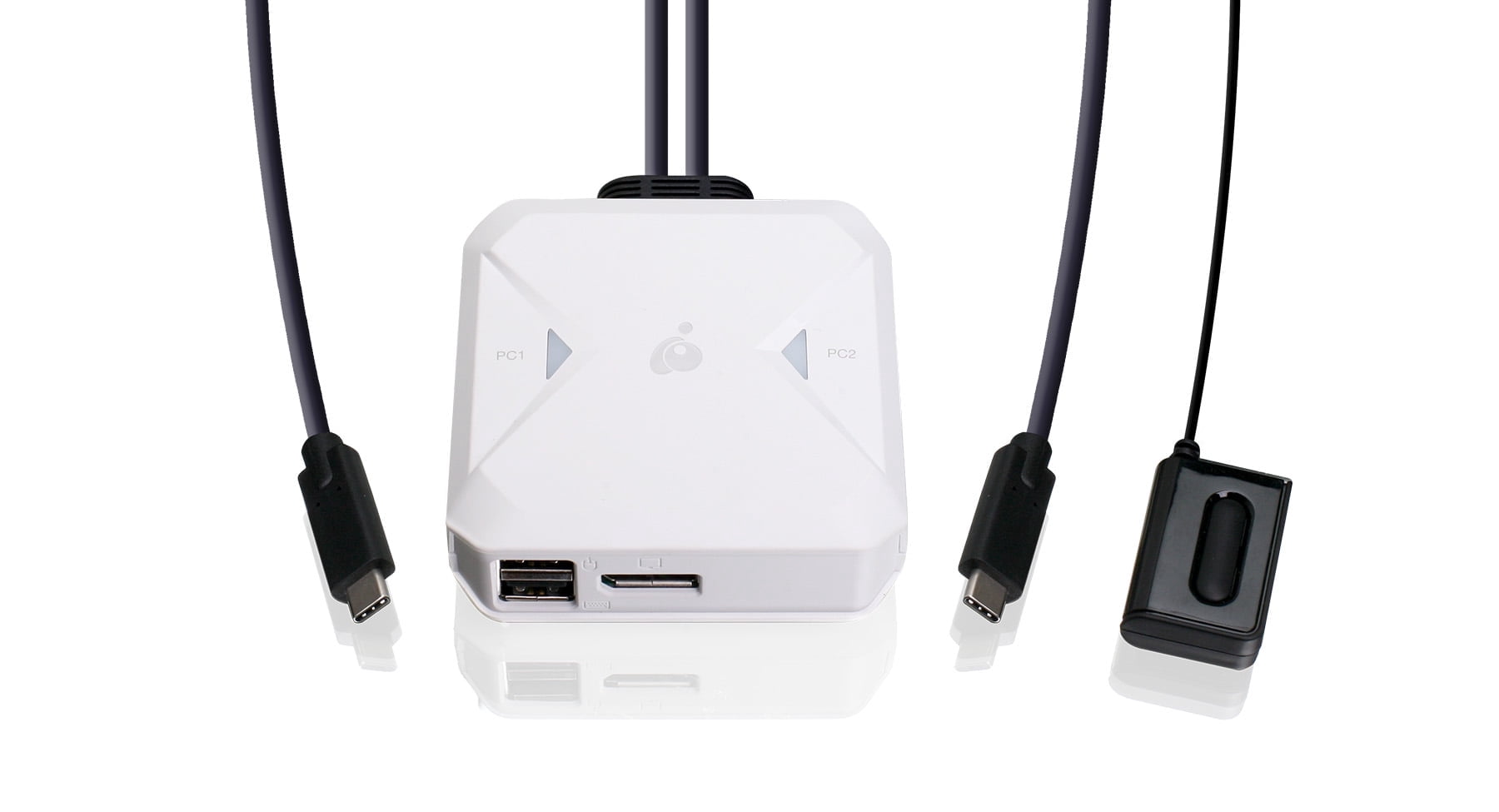 IOGEAR 2-Port 4K USB-C KVM Switch with DisplayPort Output - GCS72CC