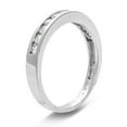 thumbnail image 1 of Ioka - 14K Solid White Gold CZ Women's Wedding Band Ring - Size 7.5, 1 of 9