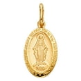 thumbnail image 1 of Ioka-14K Yellow Gold 1830 Our Lady of Guadalupe Religious Charm Pendant For Necklace or Chain, 1 of 4