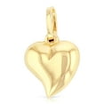 thumbnail image 1 of Ioka-14K Yellow Gold Plain Heart Charm Pendant For Necklace or Chain, 1 of 4