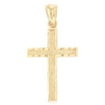 thumbnail image 1 of Ioka - 14K Yellow Gold Religious Cross Pendant Charm for Men and Women, 1 of 10