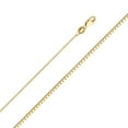 thumbnail image 1 of Ioka - 14K Yellow Solid Gold 0.8mm Box Chain Necklace with Lobster Clasp - 16", 1 of 8