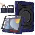 thumbnail image 1 of Iokmax Case for iPad 10.2 inch 9th/8th/7th Generation 2021/2020/2019 with 360 Kickstand Handle Shou lder Strap Heavy Duty Rugged Shockproof Protective Cover, 1 of 6