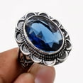 thumbnail image 1 of Iolite Gemstone Handmade Fashion Ethnic Gift Vintage Ring Jewelry 9.25" SA 2244, 1 of 2