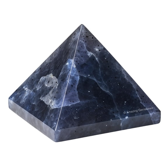 Iolite Pyramid Crystal Healing Stones - 1.5" Inch