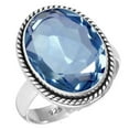thumbnail image 1 of Iolite Quartz Ring 925 Sterling Silver Handmade Jewelry, 1 of 5