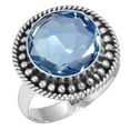 thumbnail image 1 of Iolite Quartz Ring 925 Sterling Silver Handmade Jewelry, 1 of 5
