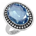 thumbnail image 1 of Iolite Quartz Ring 925 Sterling Silver Handmade Jewelry, 1 of 5