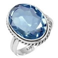 thumbnail image 1 of Iolite Quartz Ring 925 Sterling Silver Handmade Jewelry, 1 of 5