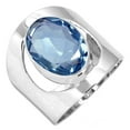 thumbnail image 1 of Iolite Quartz Ring 925 Sterling Silver Handmade Jewelry, 1 of 5