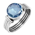 thumbnail image 1 of Iolite Quartz Ring 925 Sterling Silver Handmade Jewelry, 1 of 5