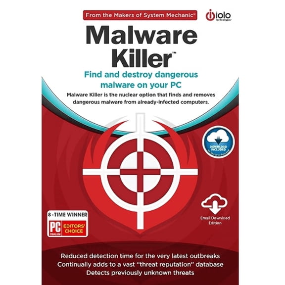 Iolo Malware Killer - 1-Year / 10 Device (Windows)