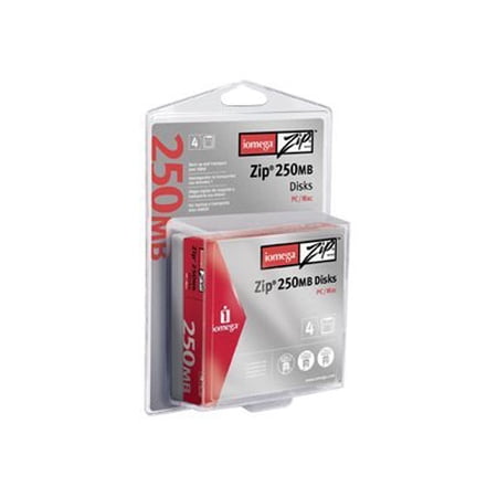 Iomega - 4 x ZIP - 250 MB - Mac / PC