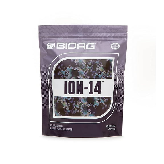 Ion 14 Dry Soluble Soil Additive - Provides Essential Silicon & Humic Acids For Nutrient Activation - 5 lbs Bag by BioAg