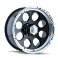 thumbnail image 1 of Ion 171 18X9 6X139.7 0Et 106Cb Black/Machined, 1 of 3