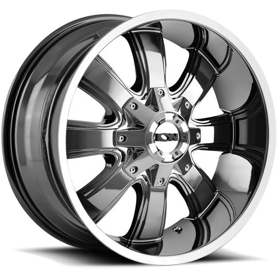 Ion 189 18x10 5x5"/5x5.5" -19mm PVD Wheel Rim 18" Inch