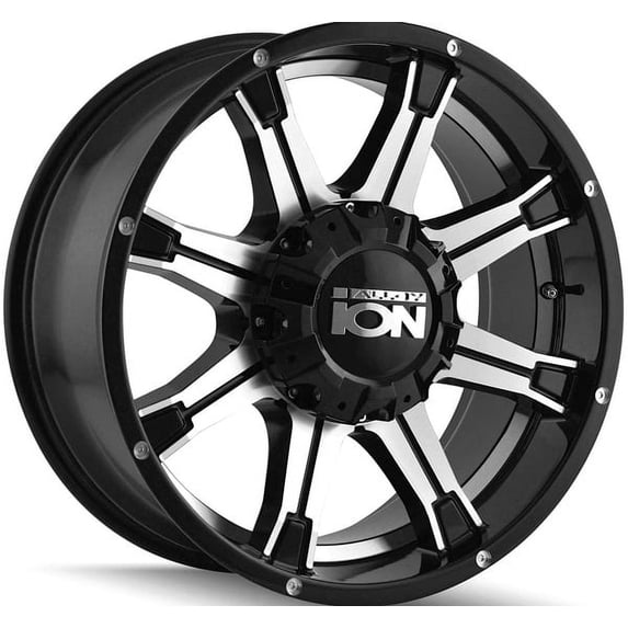 Ion 196 18x9 8x180 +18mm Black/Machined Wheel Rim