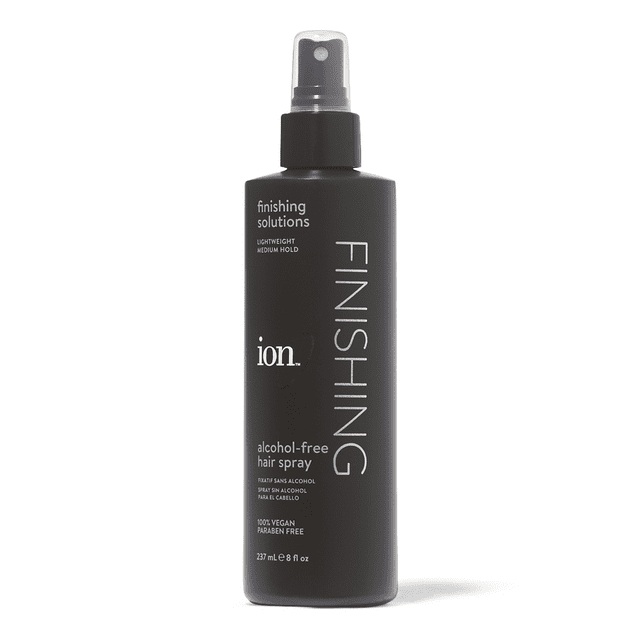 Ion AlcoholFree Finishing Hair Spray, 8oz, Lightweight, Medium Hold