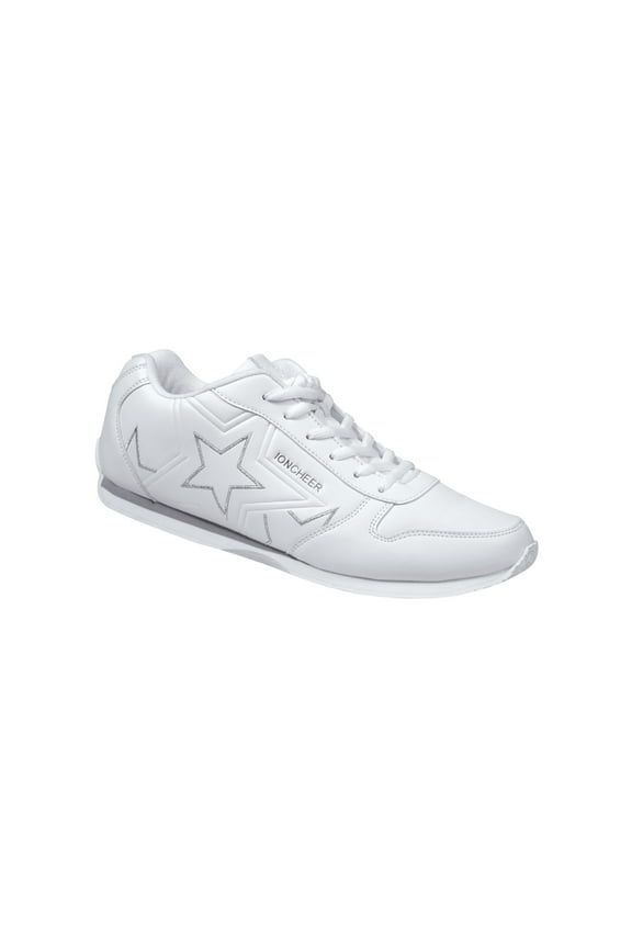 Action 2.0 Shoe, Lightweight Cheerleading Shoe (White, 7)