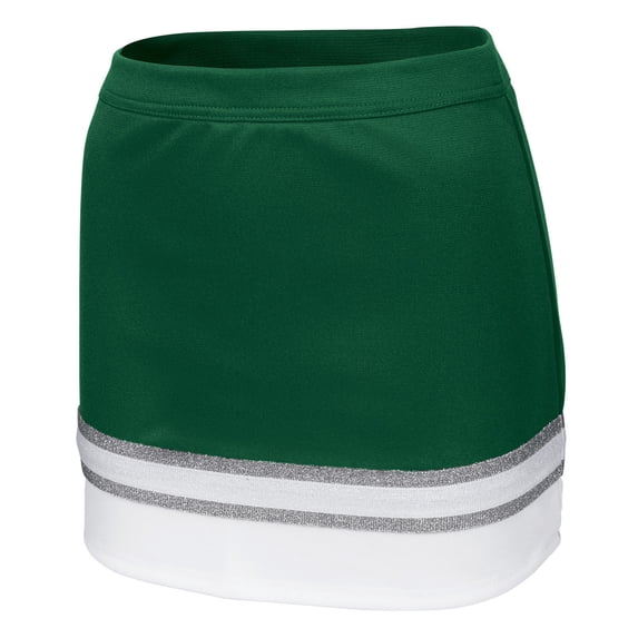 Ion Cheer League Celebration Skirt (Adult Sizes) (Dark Green, CXL)