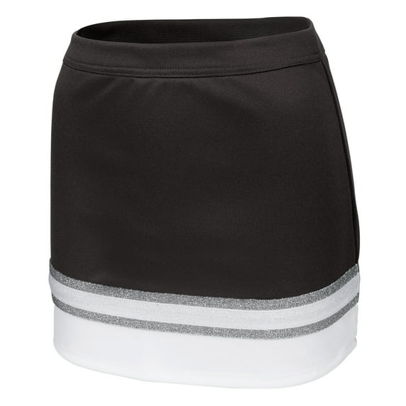 Ion Cheer League Celebration Skirt – Girls’ Cheer Uniform Skirt for Practice, Sideline, Pep Rallies, and Competition (Youth Sizes) (Black, YL)