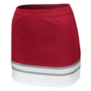 Ion Cheer League Celebration Skirt   Girls  Cheer Uniform Skirt for Practice, Sideline, Pep Rallies, and Competition Adult Sizes Red, S