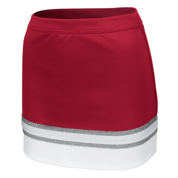 Ion Cheer League Celebration Skirt (Adult Sizes) (Red, S)