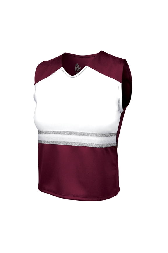 League Ovation Shell Top (Youth Sizes) (Maroon, YL)