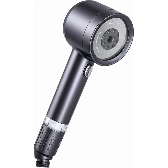 Ion Drops Shower Head, 2026 NEW Filtered Handheld, High Pressure 4-Spray for Hard Water | Power Wash to Clean Tub, Tile & Pet Bath | Upgraded Thick ABS