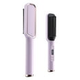 thumbnail image 1 of Ion Hair Straightening Comb-Hair Straightening Brush And Iron With Nano-titanium Coating For Uniform Heating LED Screen Styling Tool, 1 of 3
