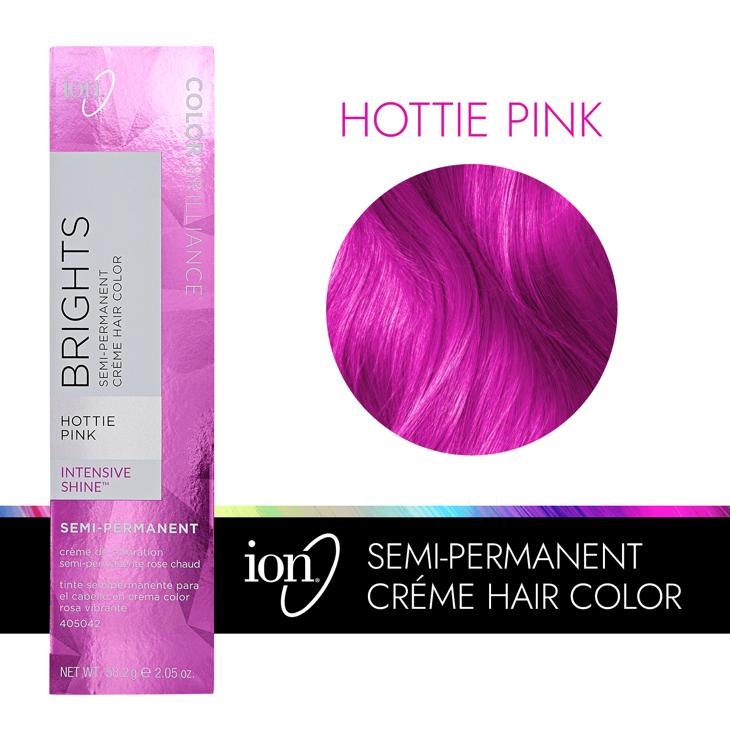 Ion Hottie Pink Semi Permanent Hair Color Hottie Pink - Walmart.com