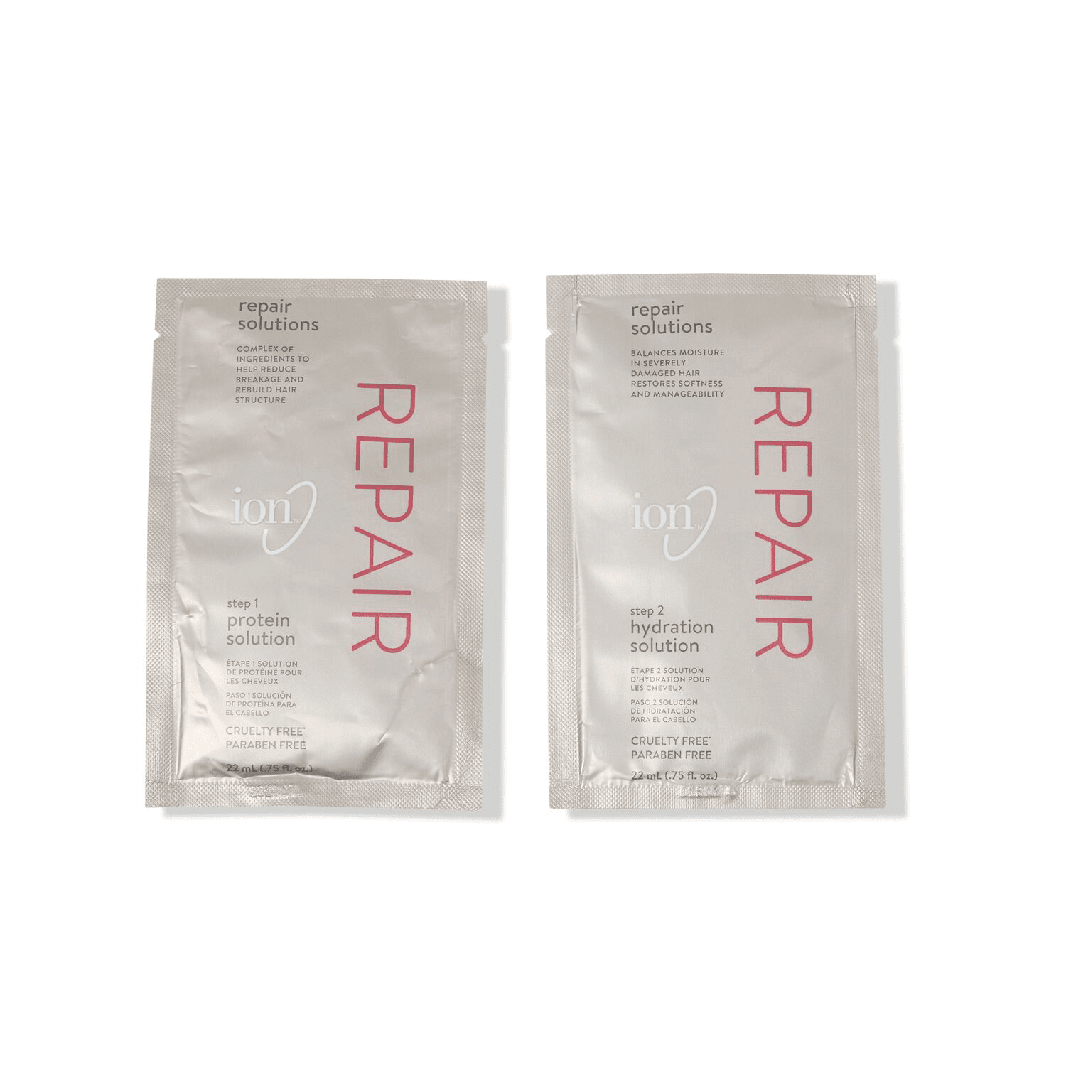 Ion Rapid Repair Kit, Protein and Hydration Solutions for Damaged