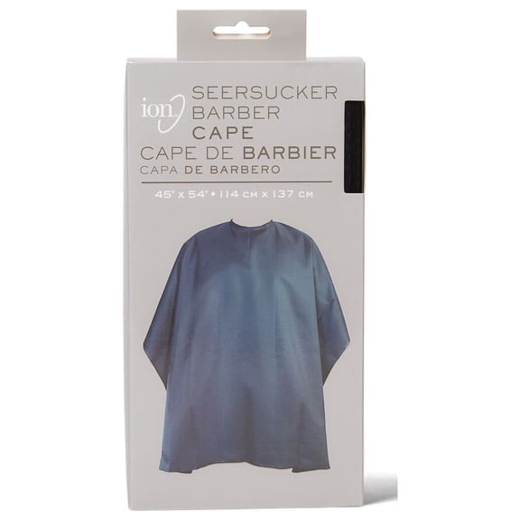 Ion Hair Cutting Cape, Seersucker, Adult, Multicolor, Includes 1 Piece