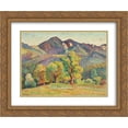 thumbnail image 1 of Ion Theodorescu Sion 2x Matted 24x20 Gold Ornate Framed Art Print 'Piatra Craiului', 1 of 2