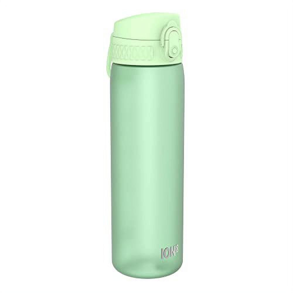 Ion8 Sport Water Bottle- Leakproof and BPA-free Water Bottle - Fits in Lunch Boxes, Handbags, Car Cup Holders, Backpacks and Bike Holders, 17 oz / 500 ml (Pack of 1) - OneTouch 1.0 - Sonic Green