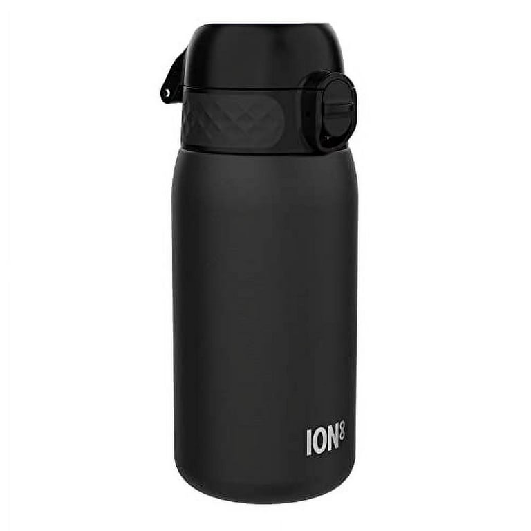 Ion8 Stainless Steel Water Bottle - Food-Safe and Odor Resistant - Fits Car Cup Holders, Backpack Pockets and More, 14 oz 400 M