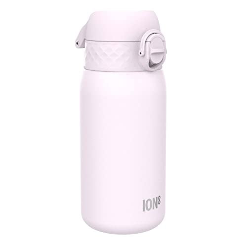 Ion8 Stainless Steel Water Bottle - Food-Safe and Odor Resistant - Fits Car Cup Holders, Backpack Pockets and More, 14 oz / 400 ml (Pack of 1)