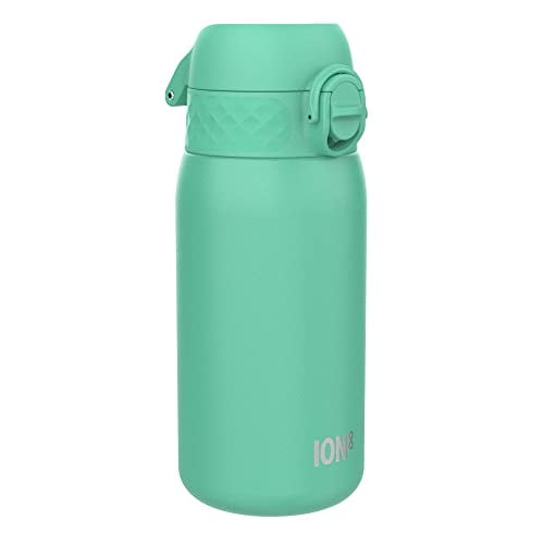 Ion8 Stainless Steel Water Bottle - Food-Safe and Odor Resistant - Fits Car Cup Holders, Backpack Pockets and More, 14 oz / 400 ml (Pack of 1)