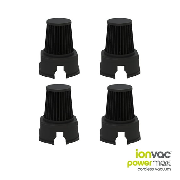 IonVac PowerMax Cordless Vacuum Filter Replacement Kit, New